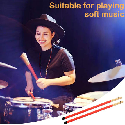 Drum Sticks 4 Piece Set for Acoustic Electric Drums Professional Music Practice