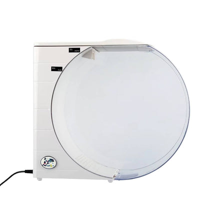Round Jellyfish Fish Tank 10L Desktop Aquarium with LED Colour Lights