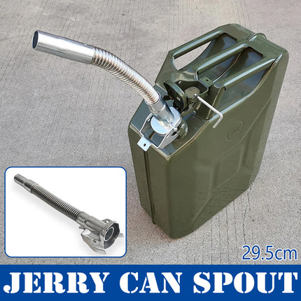 Stainless Steel Oil Pourer Oil Nozzle Tube Metal Material Bendable Press Lid