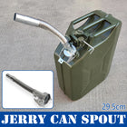 Stainless Steel Oil Pourer Oil Nozzle Tube Metal Material Bendable Press Lid