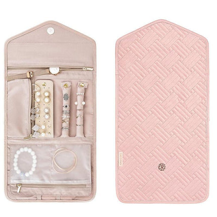 Periea Travel Jewellery Roll -Jewellery Travel Pouch Portable Case Box Organiser - Aimall