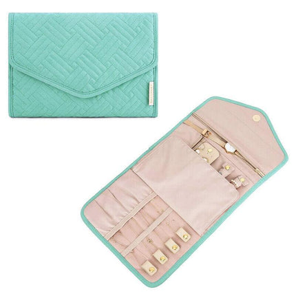 Periea Travel Jewellery Roll -Jewellery Travel Pouch Portable Case Box Organiser - Aimall
