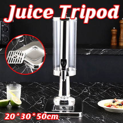 3L Stainless Steel Juice Dispenser Single Tap Beverage Server Cold Drink Container
