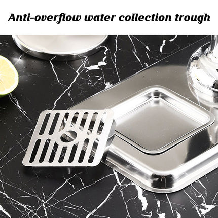 3L Stainless Steel Juice Dispenser Single Tap Beverage Server Cold Drink Container
