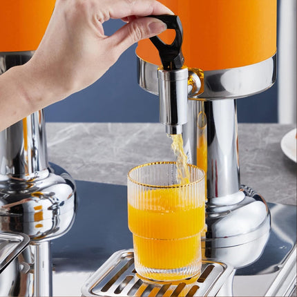3L Stainless Steel Juice Dispenser Single Tap Beverage Server Cold Drink Container