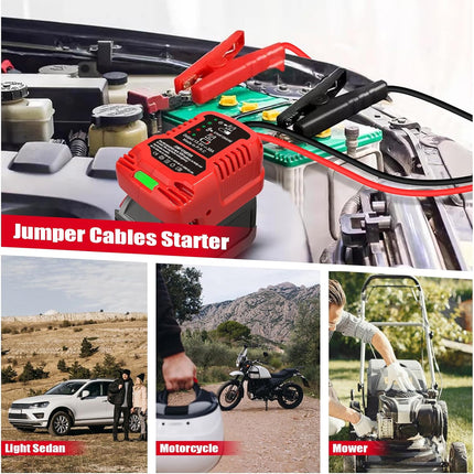 Portable Car Jump Starter Cable Emergency Power Conversion Line Durable Anti Slip