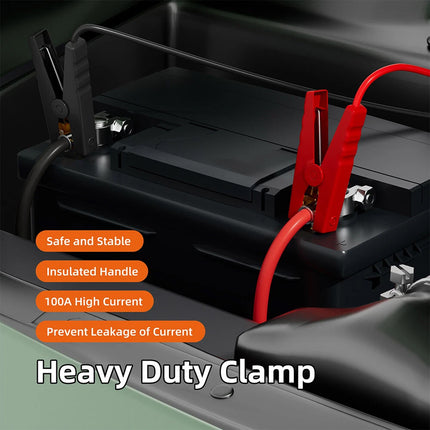 Portable Car Jump Starter Cable Emergency Power Conversion Line Durable Anti Slip