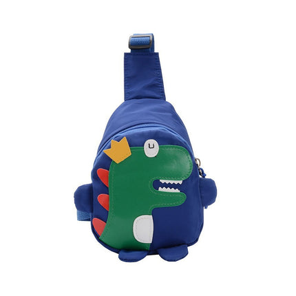 Dinosaur Cartoon Crossbody Bag Casual Chest Sling Travel Pouch with Strap
