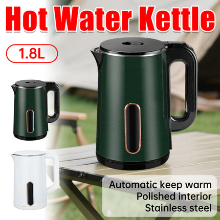 1.8L Capacity 304 Stainless Steel Electric Kettle Grade Food Safe Durable