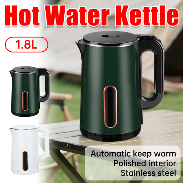 1.8L Capacity 304 Stainless Steel Electric Kettle Grade Food Safe Durable
