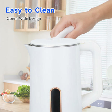 1.8L Capacity 304 Stainless Steel Electric Kettle Grade Food Safe Durable