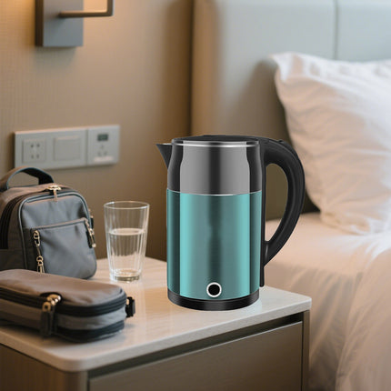 Home Smart Stainless Steel Electric Kettle 2L Double Layer Anti Scald Safe