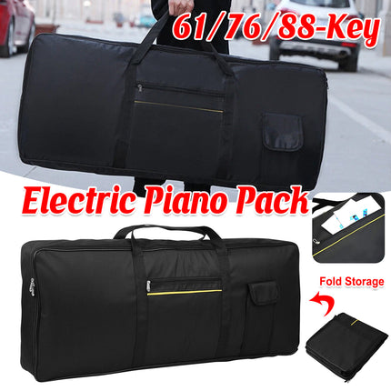 Electric Piano Bag Durable Oxford Cloth Fit 61/76/88Key WaterResistant Dustproof