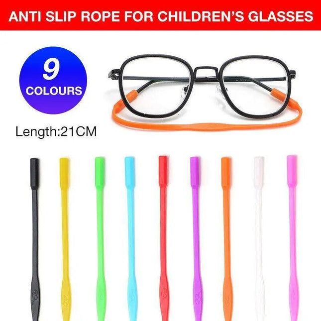 KIDS CHILDREN Eyewear Reading Glasses Silicone Sport Band Cord Strap 21CM AU - Aimall