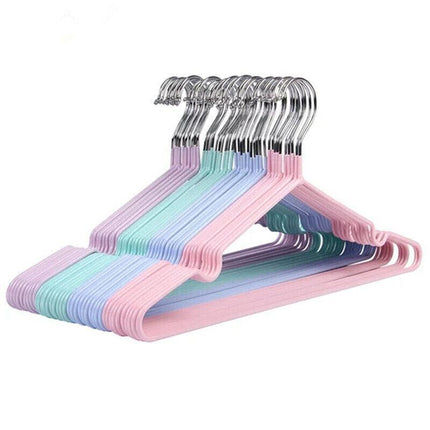 Up To 20X Stainless Steel Kids Clothes Hanger Children Child Baby Coat Hangers - Aimall