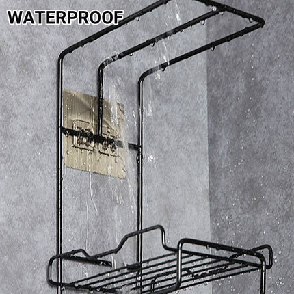 Countertop Kitchen Sink Caddy Organiser Dishcloth Sponge Holder Drain Rack Steel