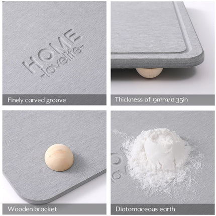 Kitchen Countertop Drain Mat Sink Waterproof Pad Dishware Drying Mat Quick Dry