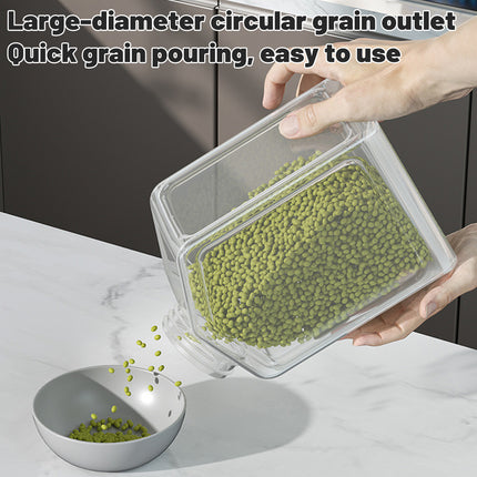 8PCS Kitchen Clear Airtight Storage Jar 1.3/1.8L Large Capacity Food Storage