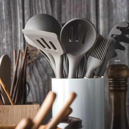 19pcs Silicone Kitchenware Cooking Tools Utensils Set For Home Kitchen Baking