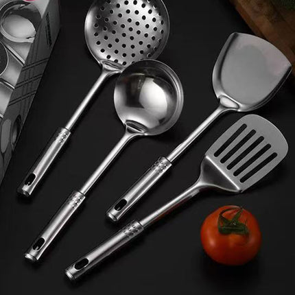 Stainless Steel Thickened 7PCS Kitchen Utensils Set Heat Resistant Cooking Tools