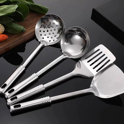 Stainless Steel Thickened 7PCS Kitchen Utensils Set Heat Resistant Cooking Tools