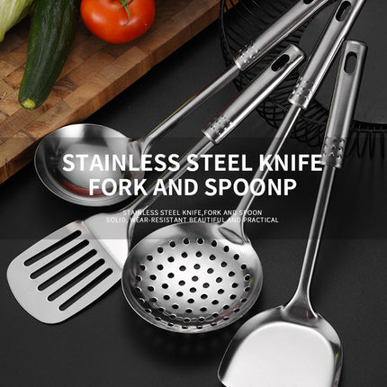 Stainless Steel Thickened 7PCS Kitchen Utensils Set Heat Resistant Cooking Tools