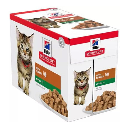 Hill  Science Diet Kitten with Turkey Wet Food 85Gx12