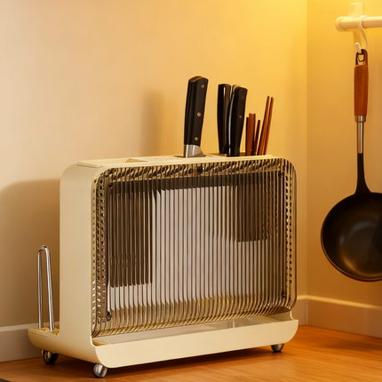 Drain Knife Holder for Kitchen Knives Storage Large Capacity Durable Sturdy