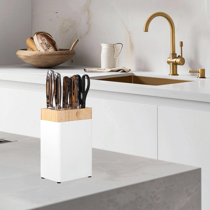 Household Multi Functional Kitchen Knife Storage Rack Knife Block Holder Chef