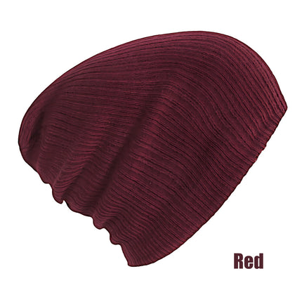 Winter Thermal Warm Women Men Hat Slouch Baggy Hat Beanie Ski Knitted Cap