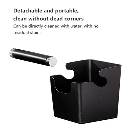 Square Coffee Grounds Knock Bucket Durable Material for Home Coffee Shop Use