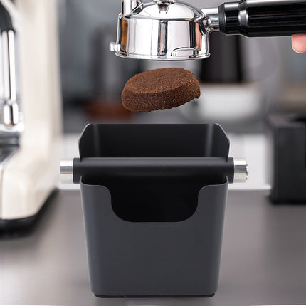 Square Coffee Grounds Knock Bucket Durable Material for Home Coffee Shop Use