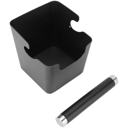 Square Coffee Grounds Knock Bucket Durable Material for Home Coffee Shop Use