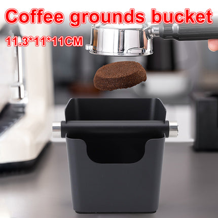 Square Coffee Grounds Knock Bucket Durable Material for Home Coffee Shop Use