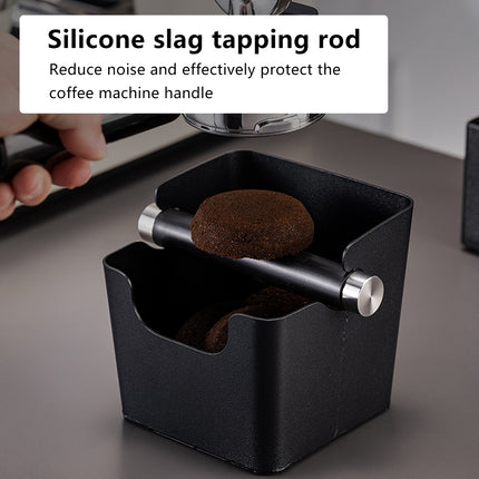 Square Coffee Grounds Knock Bucket Durable Material for Home Coffee Shop Use