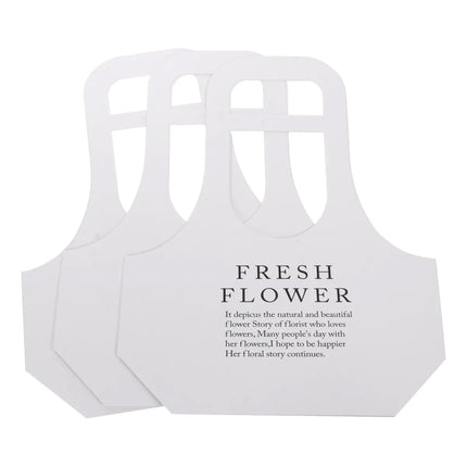 10PCS Handheld Kraft Paper Flower Bags for Bouquet Gift Wrapping