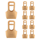 10PCS Handheld Kraft Paper Flower Gift Bags Natural Finish for Bouquets