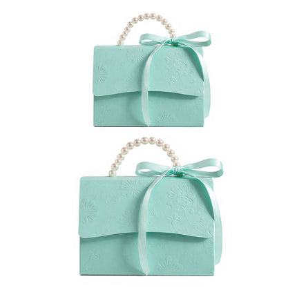 20pcs Pearl Handle Gift Box Set Wedding Favour Candy Box Party Packaging