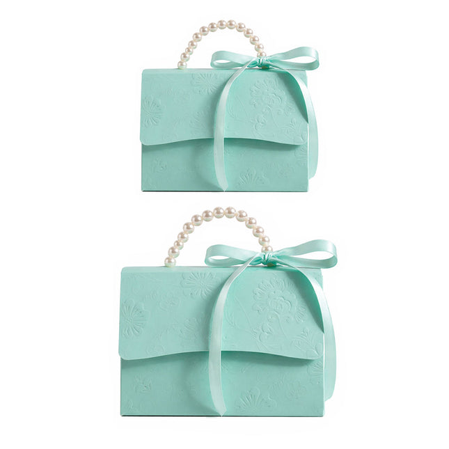 20pcs Pearl Handle Gift Box Set Wedding Favour Candy Box Party Packaging
