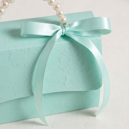20pcs Pearl Handle Gift Box Set Wedding Favour Candy Box Party Packaging