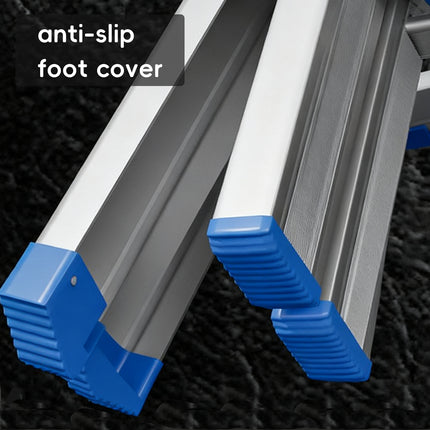 Folding Ladder 3 Step Aluminum Alloy Durable Ladder for Home Kitchen Garage Use