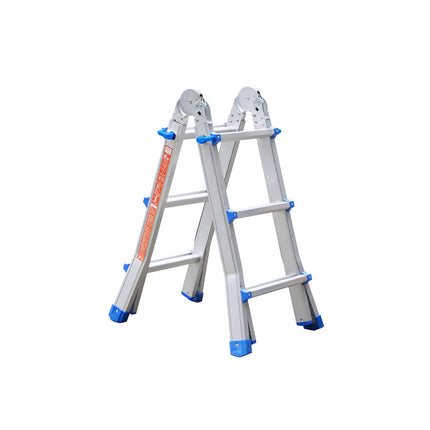 Folding Ladder 3 Step Aluminum Alloy Durable Ladder for Home Kitchen Garage Use