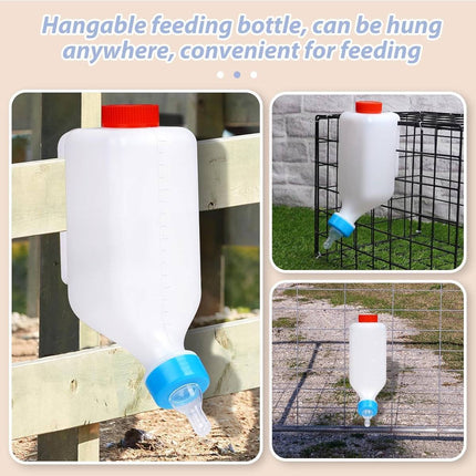 500ml Livestock Nursing Bottle with Handle and Nipple