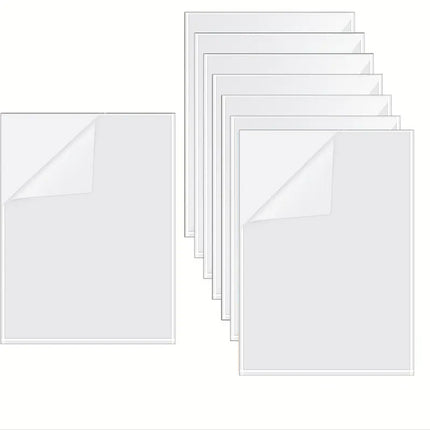 50PCS Thickened Transparent Self Adhesive Cold Laminating Film Paper Protection