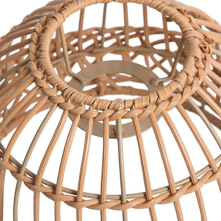 Vintage Woven Pendant Lampshade 21cm Rattan Dining Light Shade