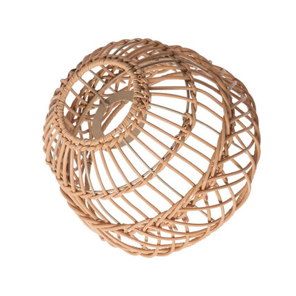 Vintage Woven Pendant Lampshade 21cm Rattan Dining Light Shade