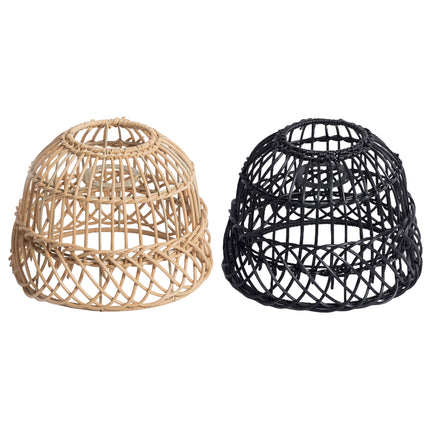 Vintage Woven Pendant Lampshade 21cm Rattan Dining Light Shade