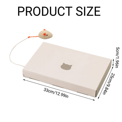 Colourful Laptop Cat Scratching Board Interactive Cat Toys for Play Claw Care