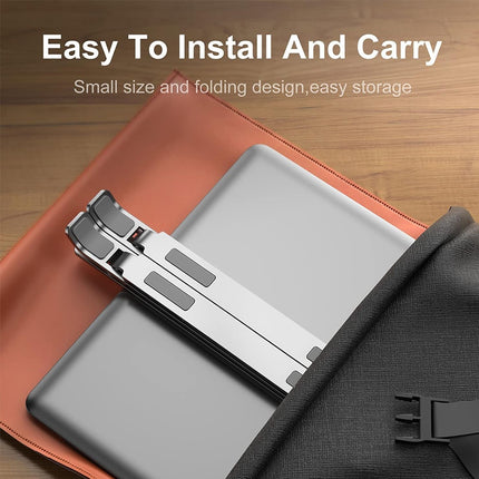 Portable Foldable Laptop Stand Aluminum Alloy Easy to Fold Stable Structure
