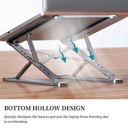 Portable Foldable Laptop Stand Aluminum Alloy Easy to Fold Stable Structure